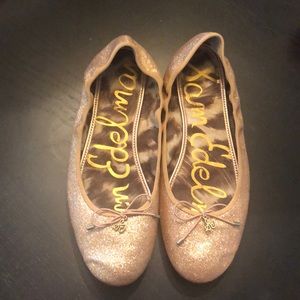 Gold Glitter Sam Edelman Felicia Flats